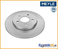 2 St. Bremsscheibe Meyle 7155230019/PD Hinterachse FüR Ford