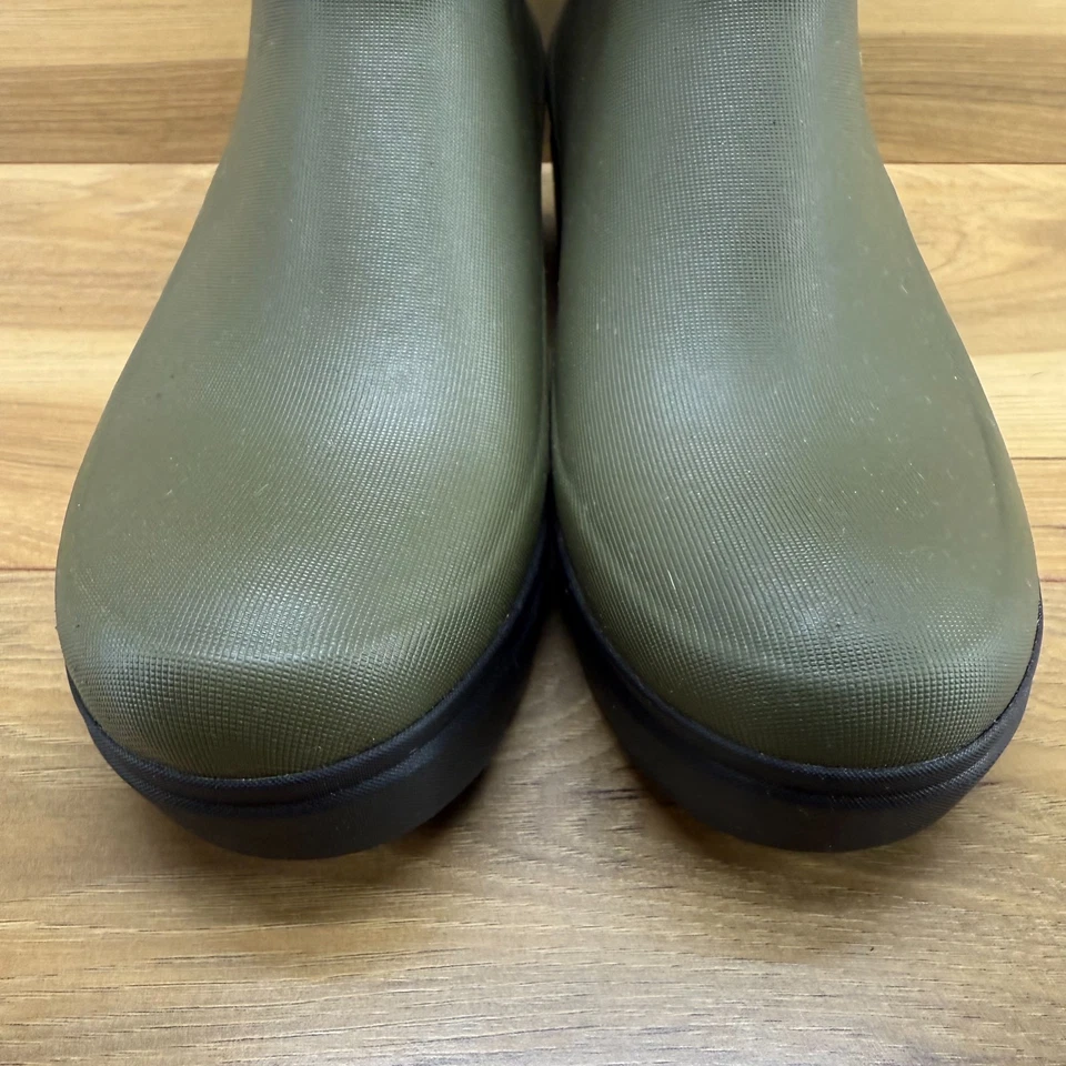 BOGS Hazel Chelsea Botas Mujer 8 EU 39 Negro Oliva Impermeable Cuña Foto 4 de 4