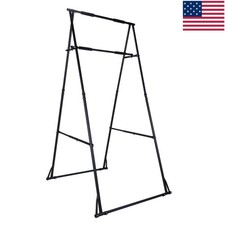 Foldable Free Standing Pull Up Bar Stand Adjustable Pull Up Station for Home Gym