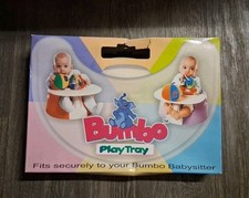 Bumbo Play Tray - Fits Securely To Your Bumbo Babyseat White NEW