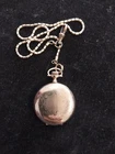Antique pocket watch elgin G.F. womens hunter style Working