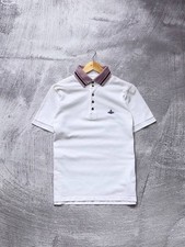Vivienne Westwood Polo Shirt White Size M Designer Orb Logo