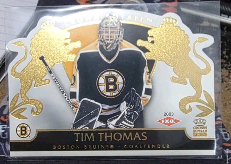 TIM THOMAS 2002-03 Pacific Crown Royale Rookie RC #104  414/2299