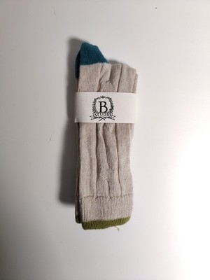 b studio -women's socks - multi color- Cashmere Blend - Made in USA **M3**