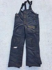 Castle X Rizer G4 Snowmobile Bibs Overalls W Suspenders Black Men's Large