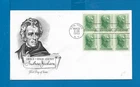 Scott  1209 Andrew Jackson BL6 Mar 22, 1963 Artmaster FDC Lot5