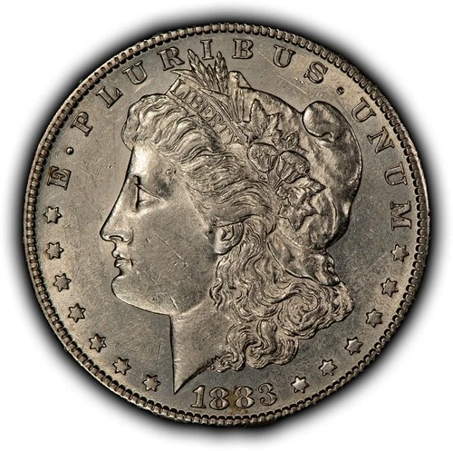 1883-S $1 Morgan Silver Dollar - AU Key Date - SKU-B5223