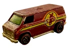 1974 Hot Wheels Redline SUPER VAN Plum Motocross Bike Flying Colors READ