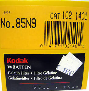 Kodak Wratten Gelatin Filter Chart