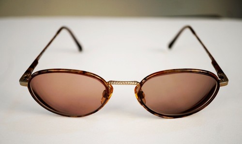 Occhiali da vista vintage GIORGIO ARMANI colorati 222 montatura filo lente ovale Italia - Foto 8 di 8