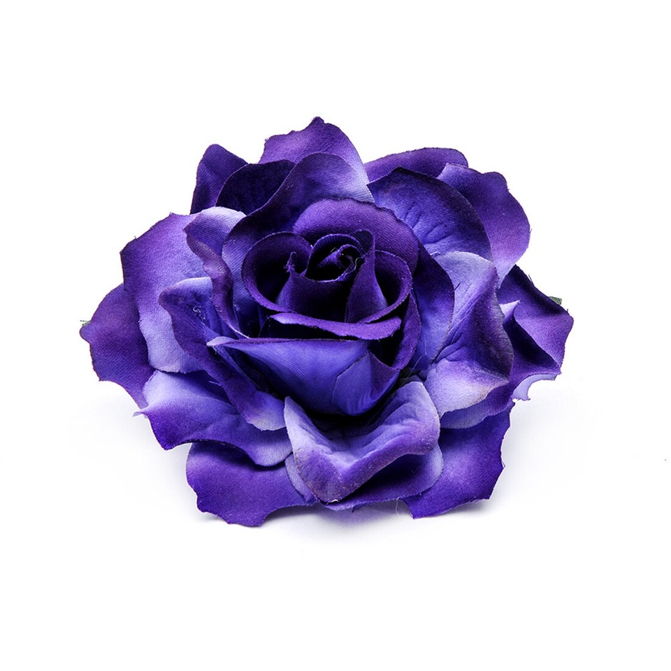 Herrenkette & Damen-Liebling: Seiden-Blumen-Haarclip Mit Brosche – Elegante Rose Als Vielseitiger Schmuck