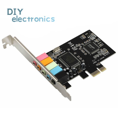 PCI-E PCI Express 6-kanałowa 5.1 CMI8738 Audio Sound Card PC windows7/8 - Zdjęcie 8 z 14