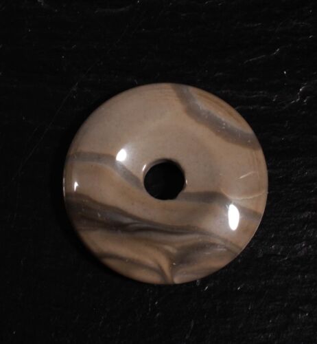 Edelstein Donuts A-L 20 30 40 50 mm für Lederband Kette Pi Scheibe Steinschatz - Bild 157 von 273