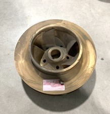 Bell & Gossett 12-1/2" Bronze Impeller 5 Vane 1-5/8" Bore 5-1/2" Height *NOS*
