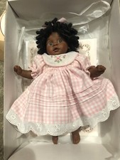 Pauline's Limited Edition African American Baby Doll Candie with Box and COA