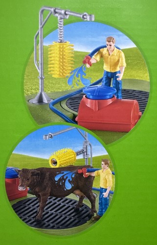 Schleich Farm World Happy Cow Wash 25 Pieces 42529 New Sealed Retail Box - Picture 4 of 11