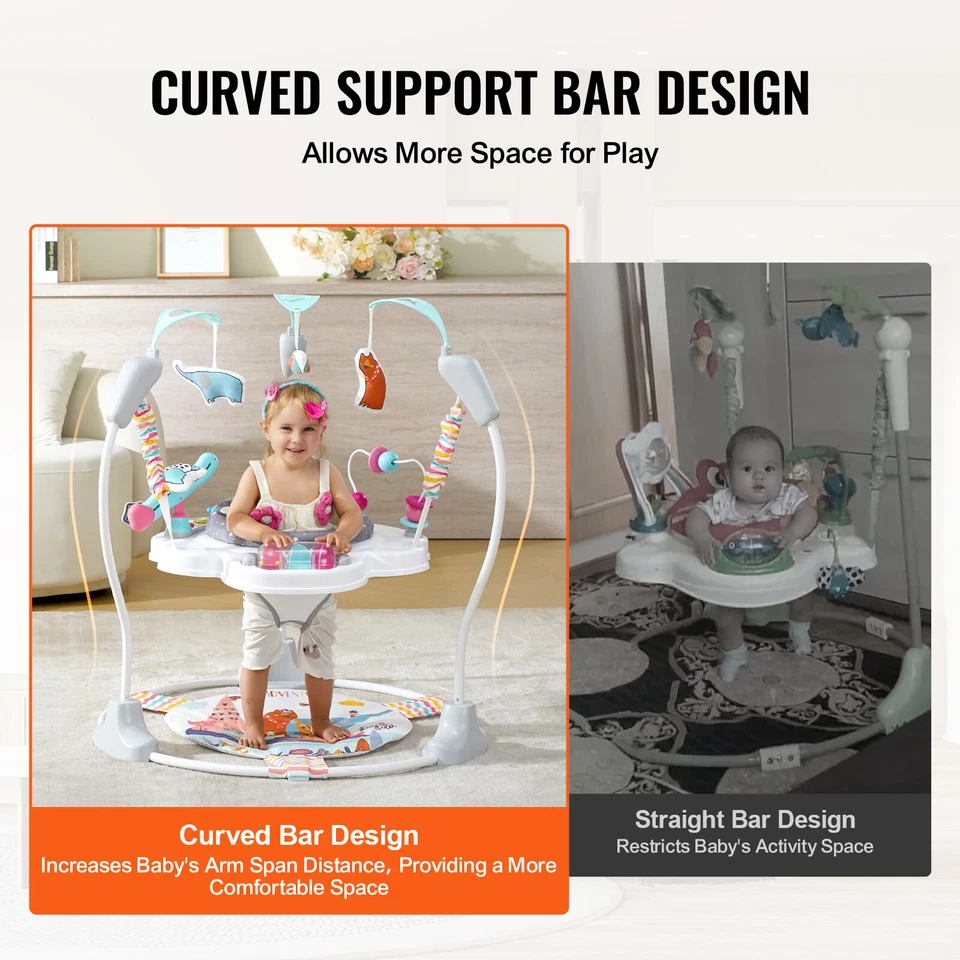 Детский вышибала VEVOR центр активности джемперу с игрушками музыкальное освещение - Изображение 3 из 4