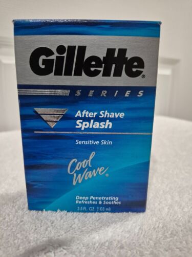 1998 Gillette Series After Shave Splash, Cool Wave, 3.5 fl oz. Sensitive Skin