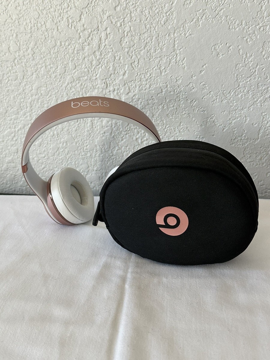 【美品】Beats Solo ワイヤレスヘッドフォン A1796 ローズゴールド Beats by Dre Solo 3 Wireless Headphones Rose Gold Special