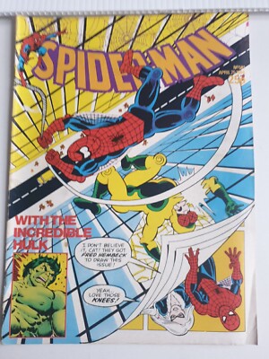 Spider-Man Weekly #581 - Vfn+ Apr 1984 Rare Marvel UK Free P&P And Spidey Pin Up