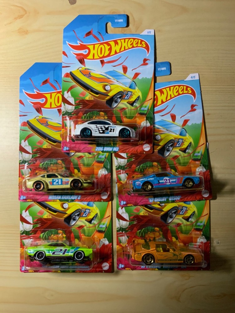 HOT WHEELS 2021 SPRING EASTER SET ALL 5