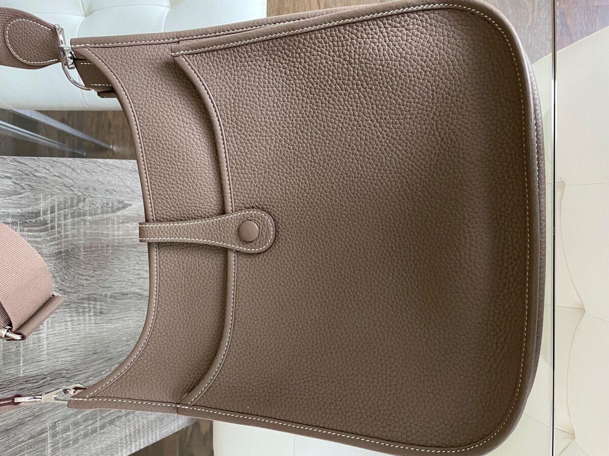 New Hermes Evelyne III PM 29 in Etoupe Color | eBay New Hermes Evelyne III PM 29 in Etoupe Color | eBay