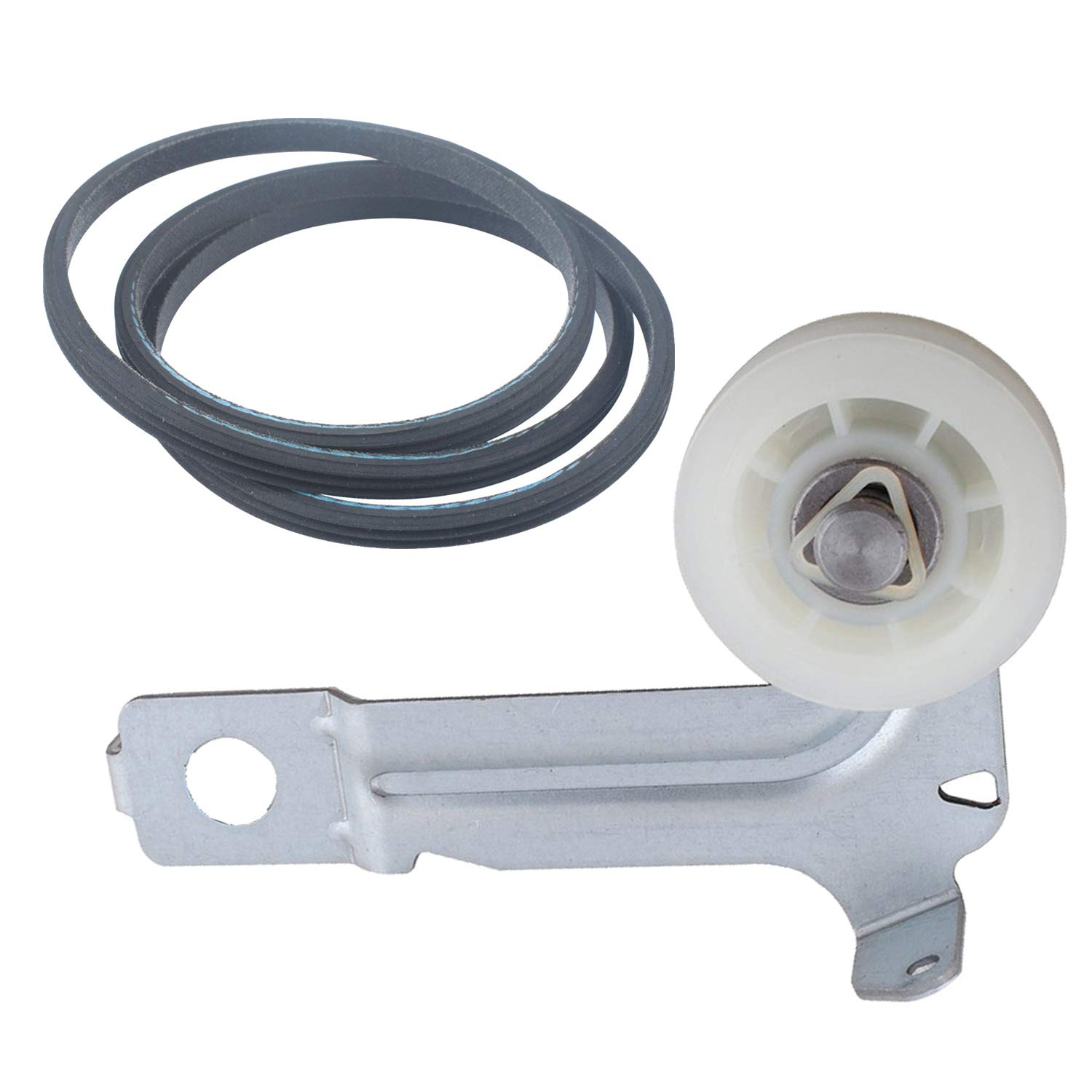 W10547292 Dryer Idler Pulley and 8544742 Belt Compatible with Whirlpool May-Tag