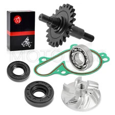 Water Pump Impeller Shaft Gear Kit FOR Yamaha YZ125 1998 1999 2000 2001 - 2004
