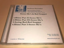 Stereo MCs & Red Snapper CD promo cdr of RHINO part 1 2 3 Seeing Red 2000