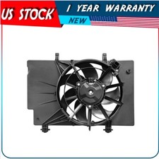Radiator Fan Assembly For 2011 2012 2013 2014 2015 2016 2017-2019 Ford Fiesta