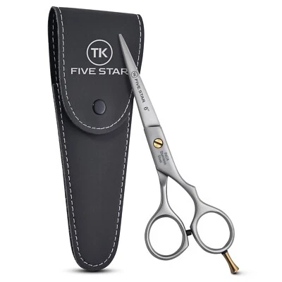 TK FIVE STAR SOLINGEN ® TK FIVE STAR ® Diamond-Cut Profi 6" Razor-Edge scharfe Friseurschere Haarschere