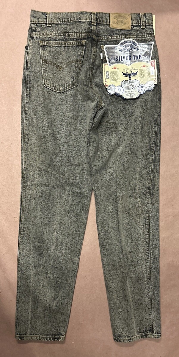 Vintage 1990's Levis Silver Tab Street Jeans, Deadstock NWT