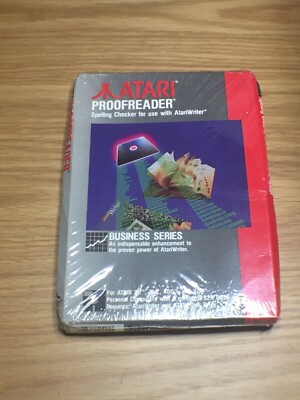 Rare SEALED Atari XE XL 400 800 Proofreader AtariWriter | eBay