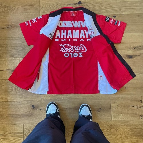 YAMAHA x COCA-COLA RACING SHIRT RACING EXCELLENT CONDITION SIZE L LARGE - Picture 6 of 6