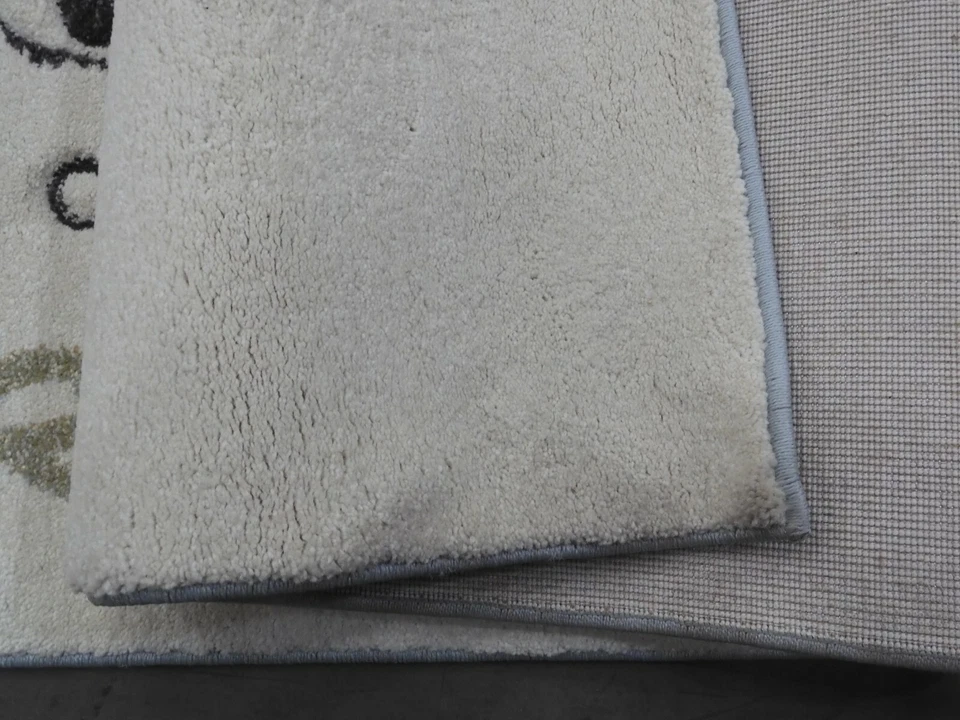 IVORY 5'-3" X 5'-3" Square Stained Rug, Reduced Price 1172627267 CRK120A-5SQ - Image 3 of 4