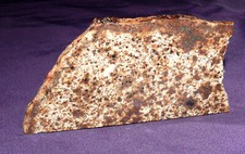 Stein-Meteorit NWA 118, Heilstein, 89x43x5mm 56,3g