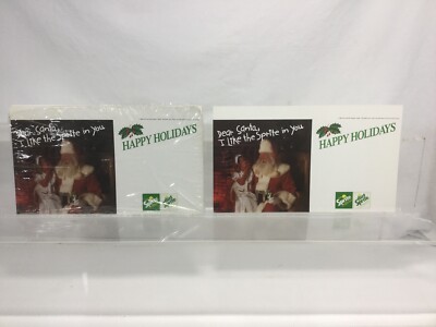 Lot of 29 Vintage SANTA SPRITE Store Display Ad Promotion Signs 1988