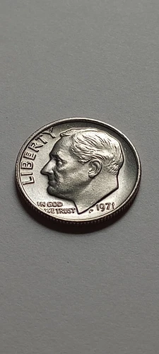 1971 P & D Roosevelt Dime "Key Date"-Lot Of 2-BU Uncirculated From Mint Roll