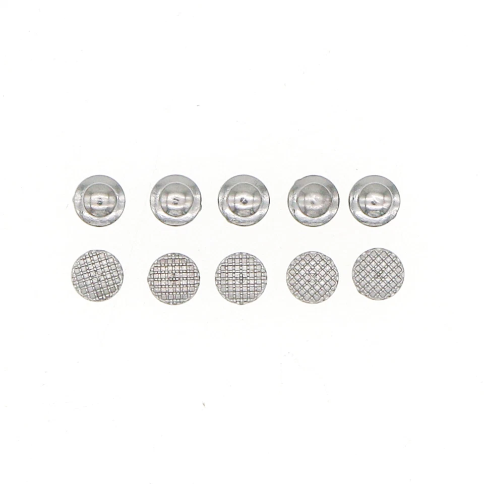100Pcs Metal Lingual Buttons Bondable for Dental Orthodontic Round Mesh Base - Image 2 of 4