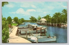 Postcard Port Salerno Florida 