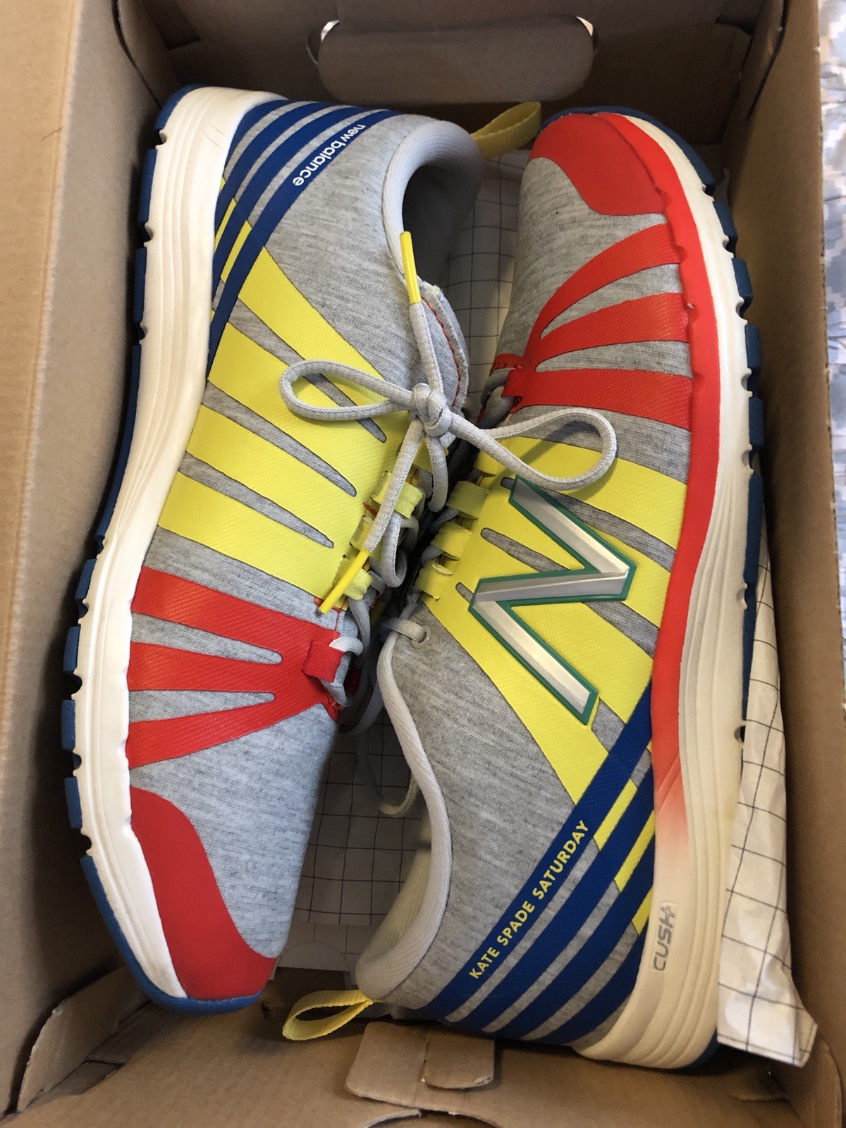 Kate Spade Saturday Grey Multi New Balance Sneaker Women’s 10 Kate Spade Saturday Grey Multi New Balance Sneaker Women’s 10