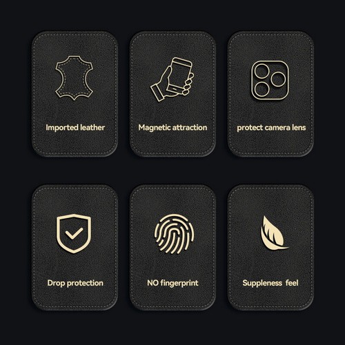 Étui Magnétique Faux Cuir Pour Xiaomi Redmi Note 13 12 11 Pro 14T Coque Antichoc - Zdjęcie 10 z 20