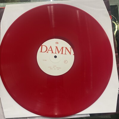 Kendrick Lamar DAMN. サイン入り 赤レコード Kendrick Lamar - DAMN (Signed), Vinyl Record Album 2LP Red