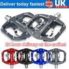 Dual Clipless/platfotm Pedal MTB Road Bike Dual Function 9/16" Bearings For SPD