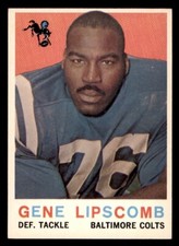 1959 Topps Football #36 Gene Lipscomb EX/MT *d2