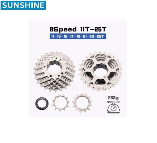 Bicicleta de Carretera 8/9/10/11/12Velocidades 11-36T Cassette Cog Piñones Volante Ajuste Shimano - Imagen 9 de 34
