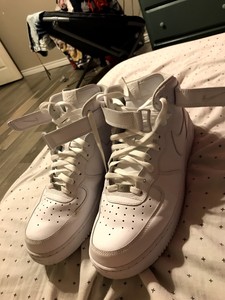 Details about Nike Air Force 1 Mid white, new with box no creases or stain size 13 Details about Nike Air Force 1 Mid white, new with box no creases or stain size 13