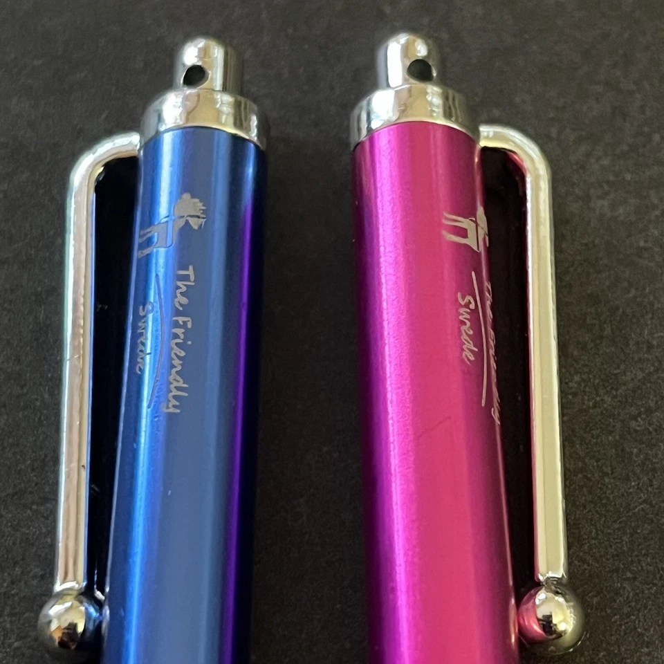 The Friendly Swede Stylus Pens Pink Blue Micro-Knit Fiber Tip Capacitive Lot 2x - Image 4 of 4