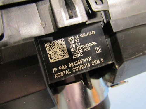 Interruptor de dirección Vauxhall Crossland X tallo genuino P/N 98406974YX REF S11U-20 - Imagen 7 de 8