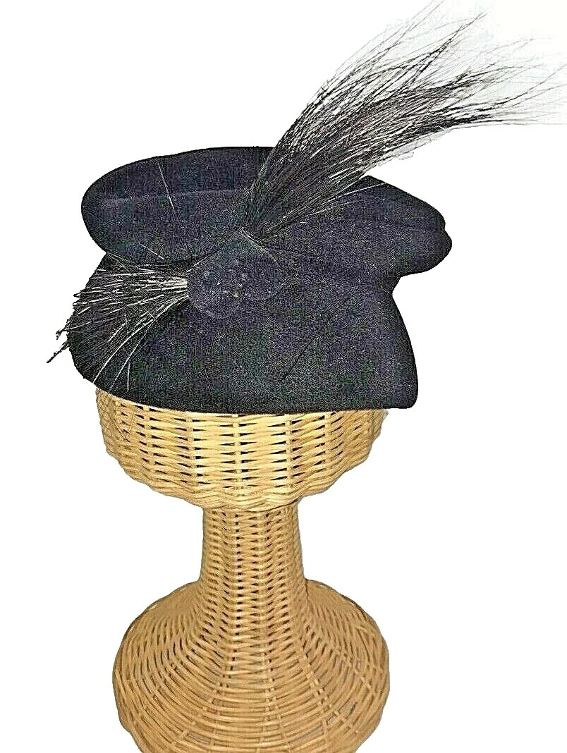 Accesorios Vintage Art Deco de Terciopelo Negro